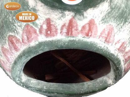 Plumas Large Mexican Chiminea – Green