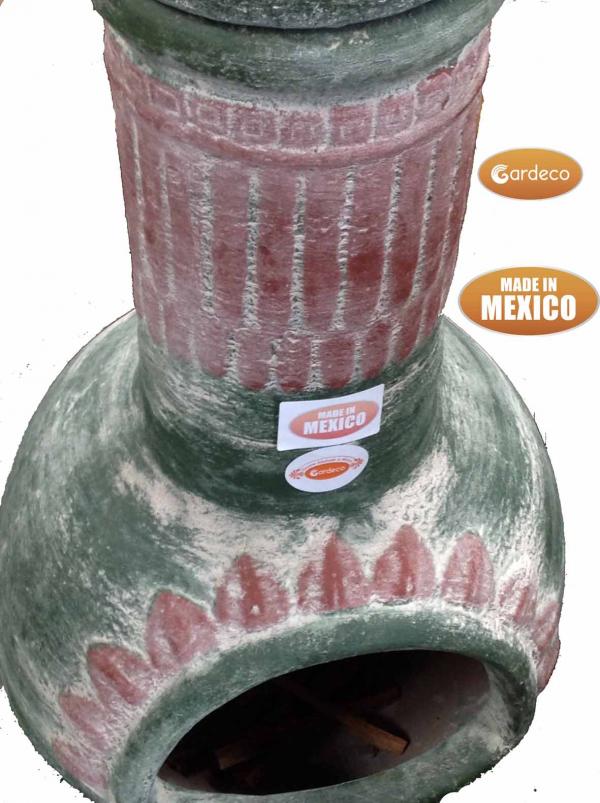 Plumas Large Mexican Chiminea – Green