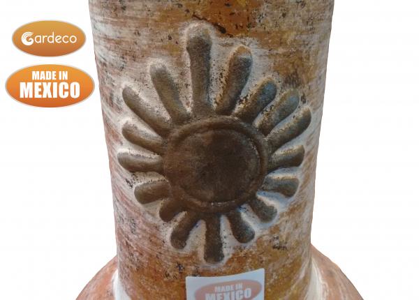 Sol Large Mexican Chiminea – Rustic Orange