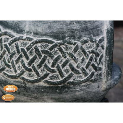 Edyth Medium Mexican Chiminea – Celtic Green