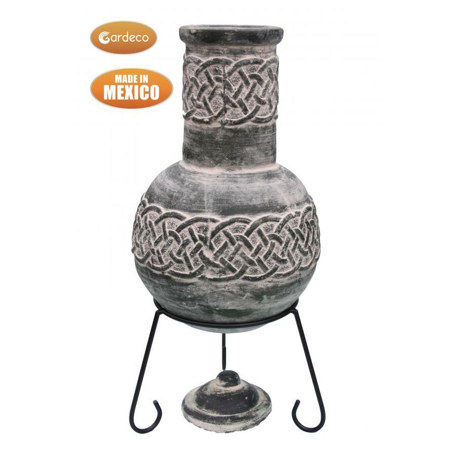 Edyth Medium Mexican Chiminea – Celtic Green