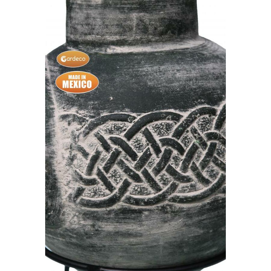 Edyth Medium Mexican Chiminea – Celtic Green