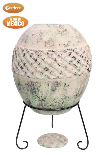 Haeddyn Celtic Ellipse Mexican Chiminea