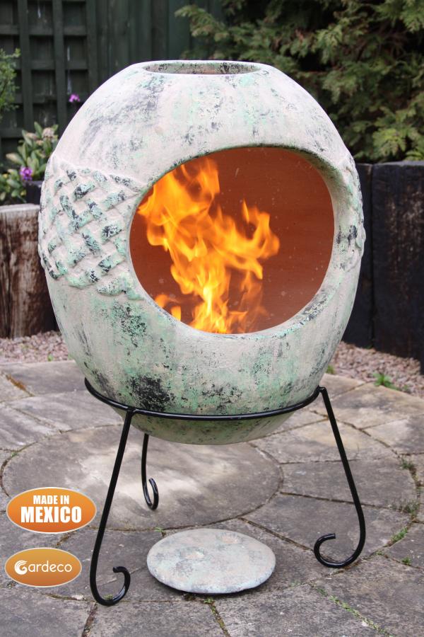Haeddyn Celtic Ellipse Mexican Chiminea