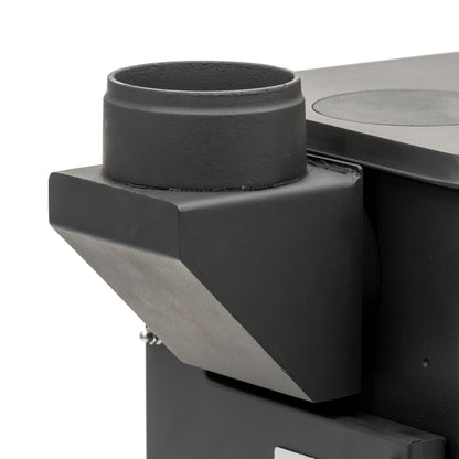 Salamander rear flue wedge