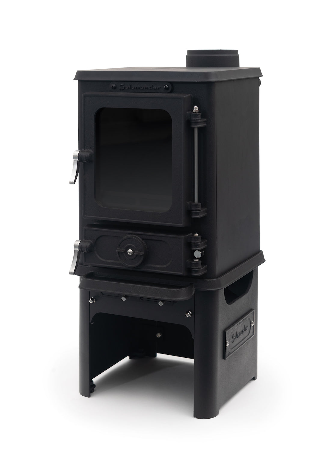 Salamander Hobbit Stove Stand and Logstore