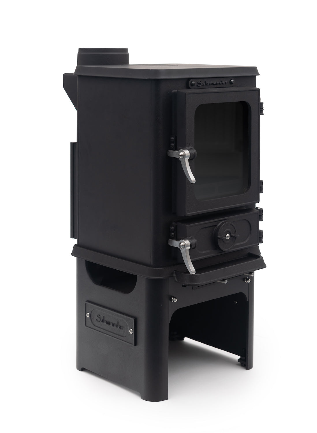 Salamander Hobbit Stove Stand and Logstore