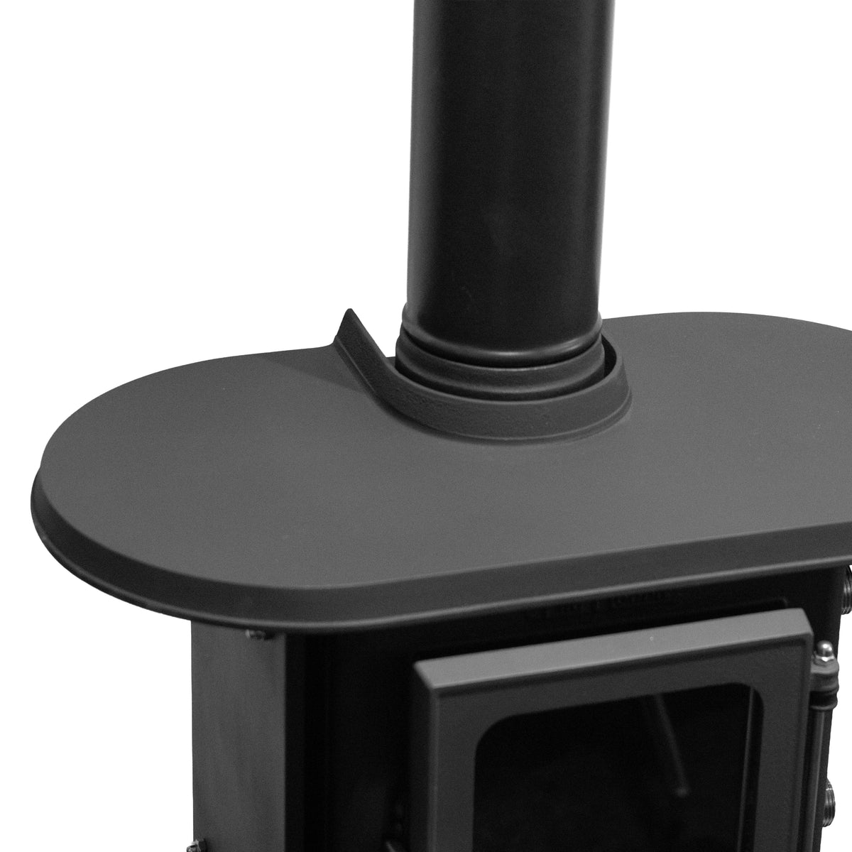 Salamander top exit extended hotplate