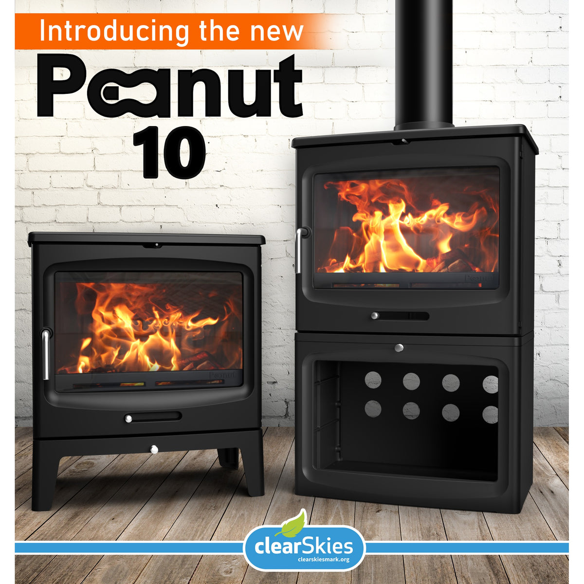 Saltfire Peanut 10 10kW Wood-Burning Stove – manufacturer image 2
