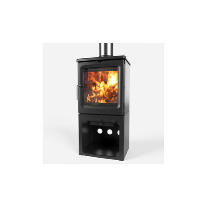 Peanut 5 5kW Wood-Burning Stove — clean product photograph (105)