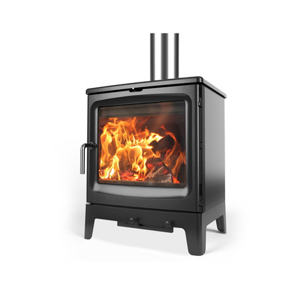 Saltfire Peanut 8 7.9kW Wood-Burning Stove — clean product photograph (113)