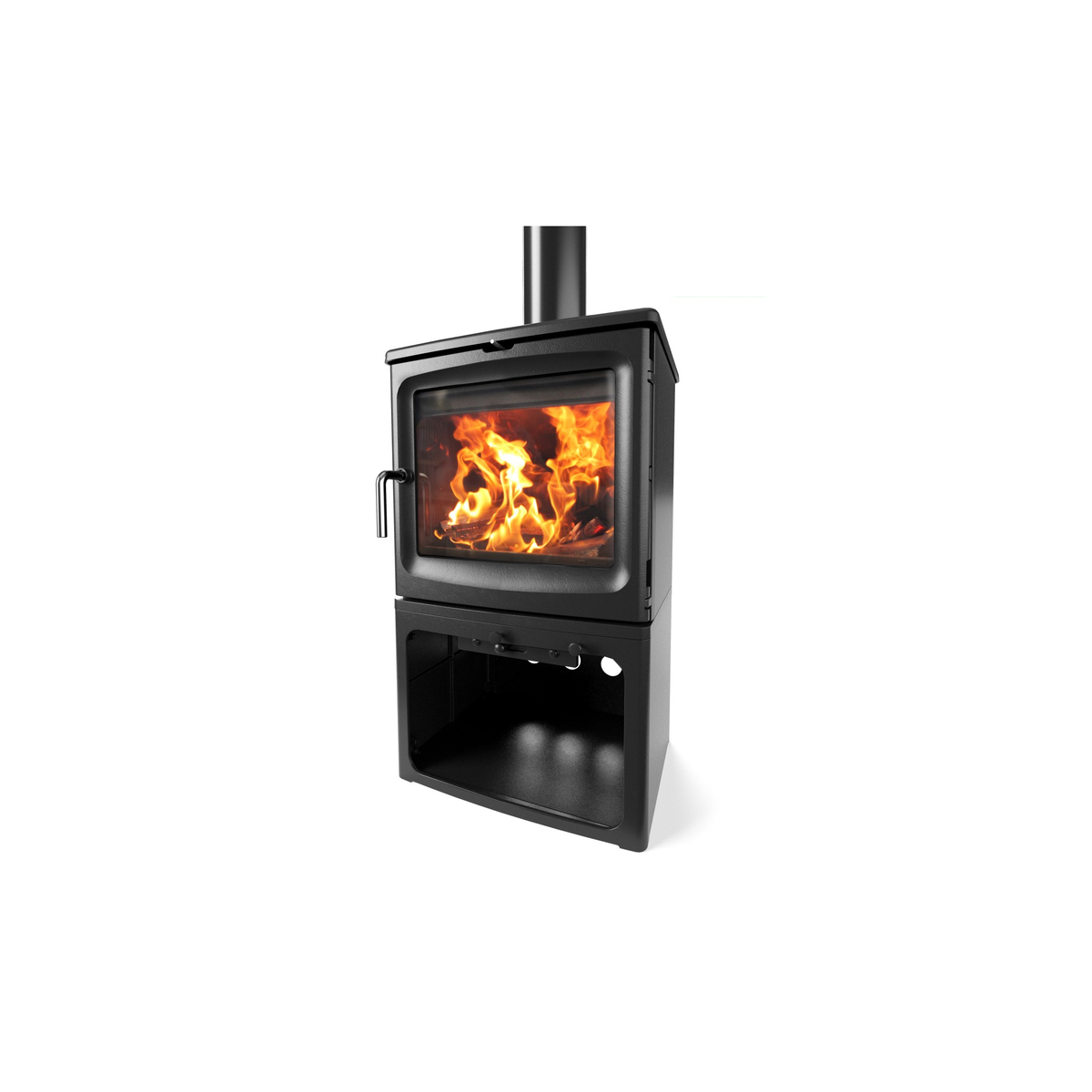 Saltfire Peanut 8 7.9kW Wood-Burning Stove — clean product photograph (118)