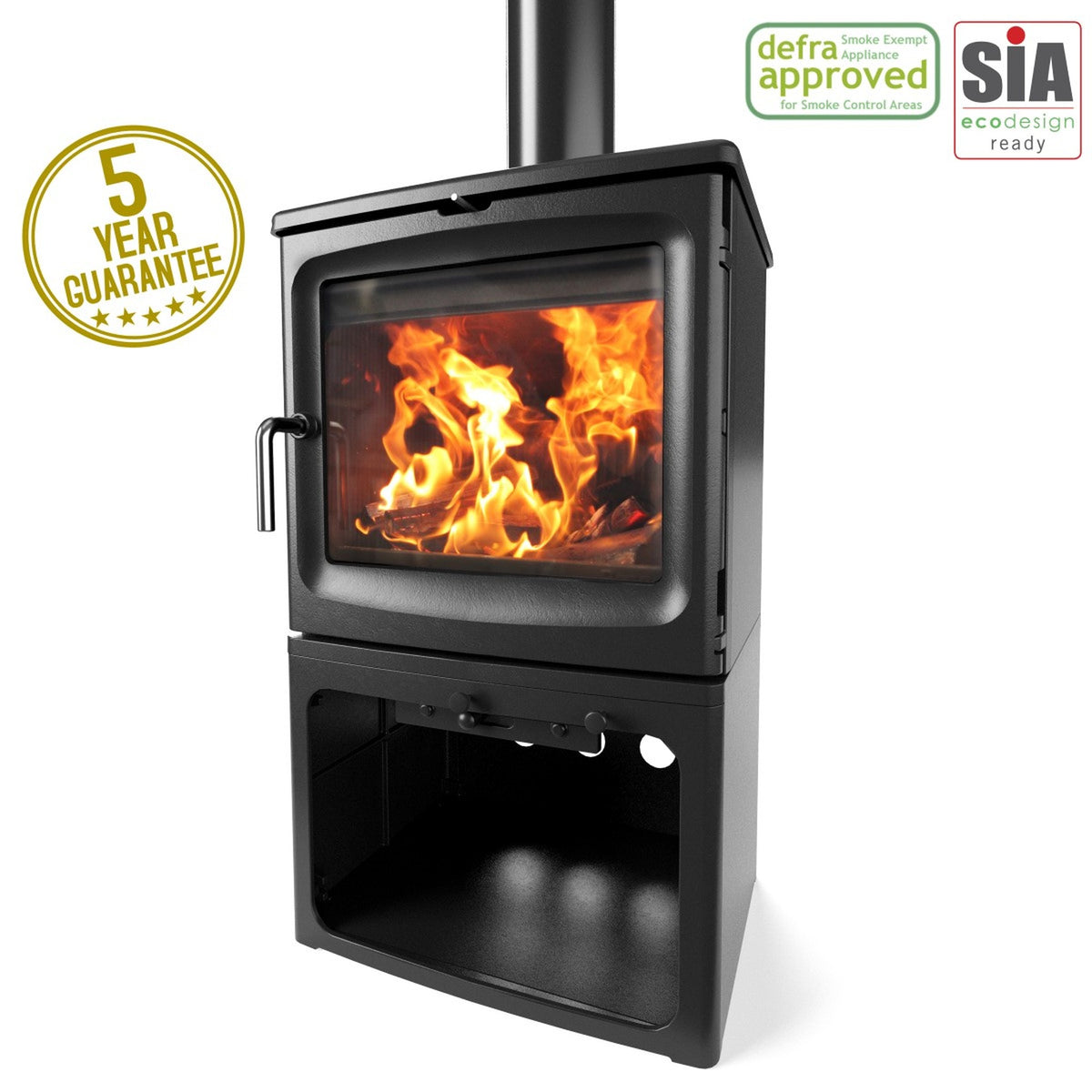 Saltfire Peanut 8 7.9kW Wood-Burning Stove – manufacturer image 4