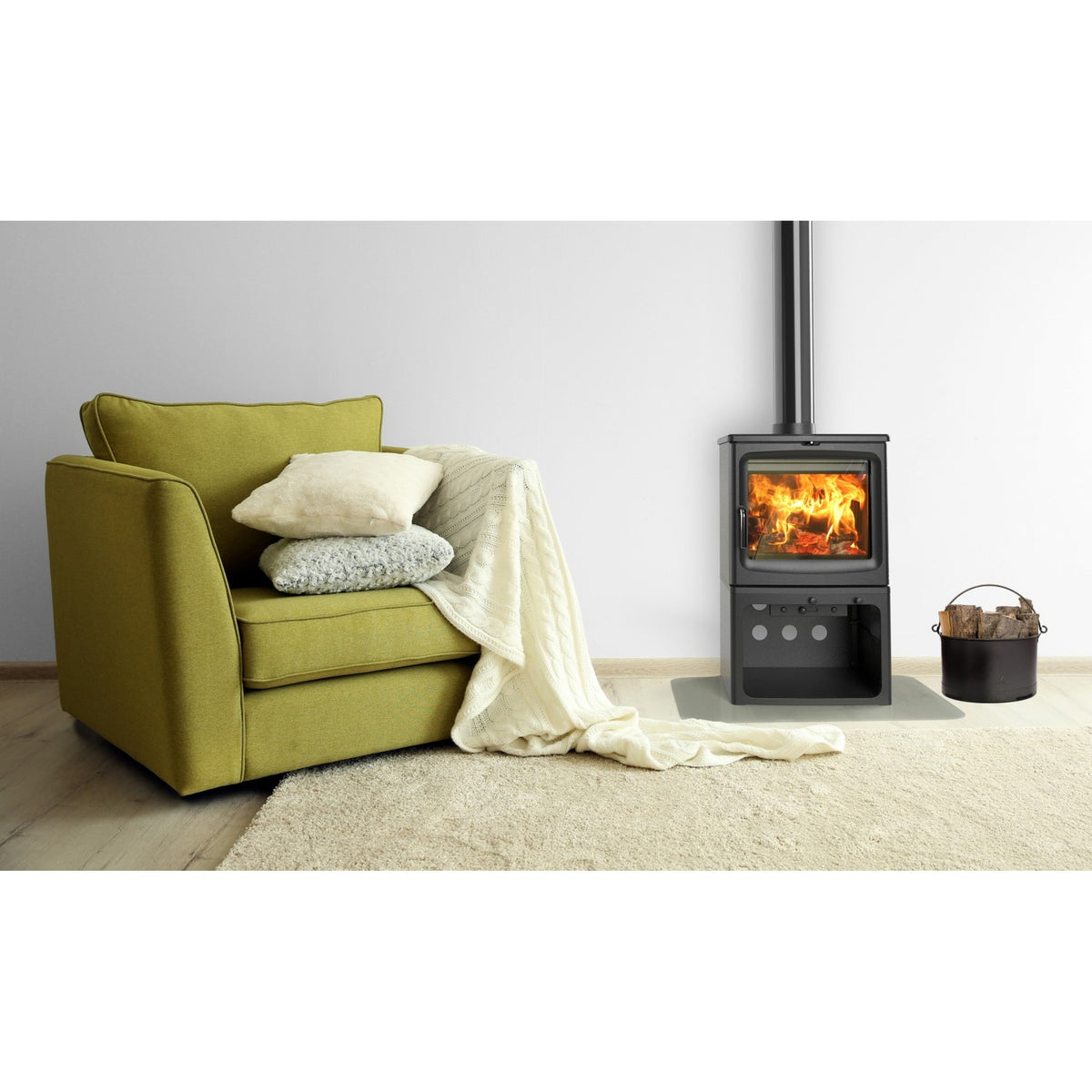 Saltfire Peanut 8 7.9kW Wood-Burning Stove – manufacturer image 6