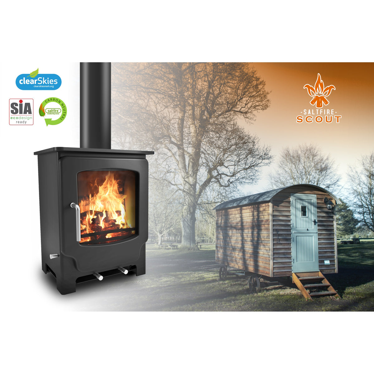 Saltfire Scout 4.3kW Multi-Fuel Stove – manufacturer image 7