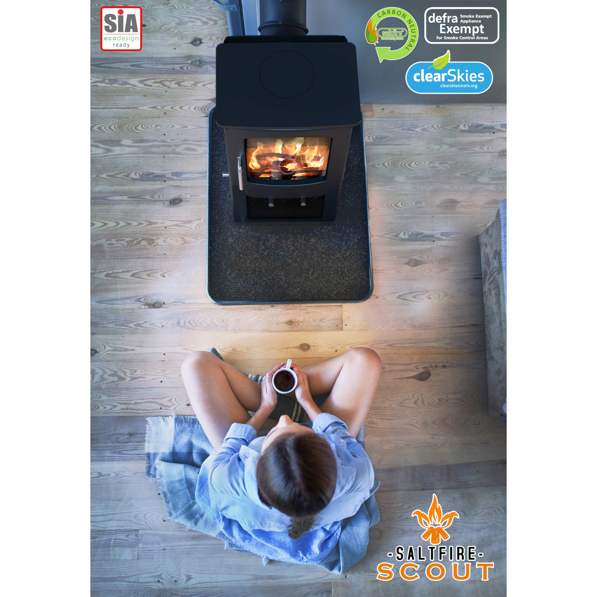 Saltfire Scout 4.3kW Multi-Fuel Stove – manufacturer image 9