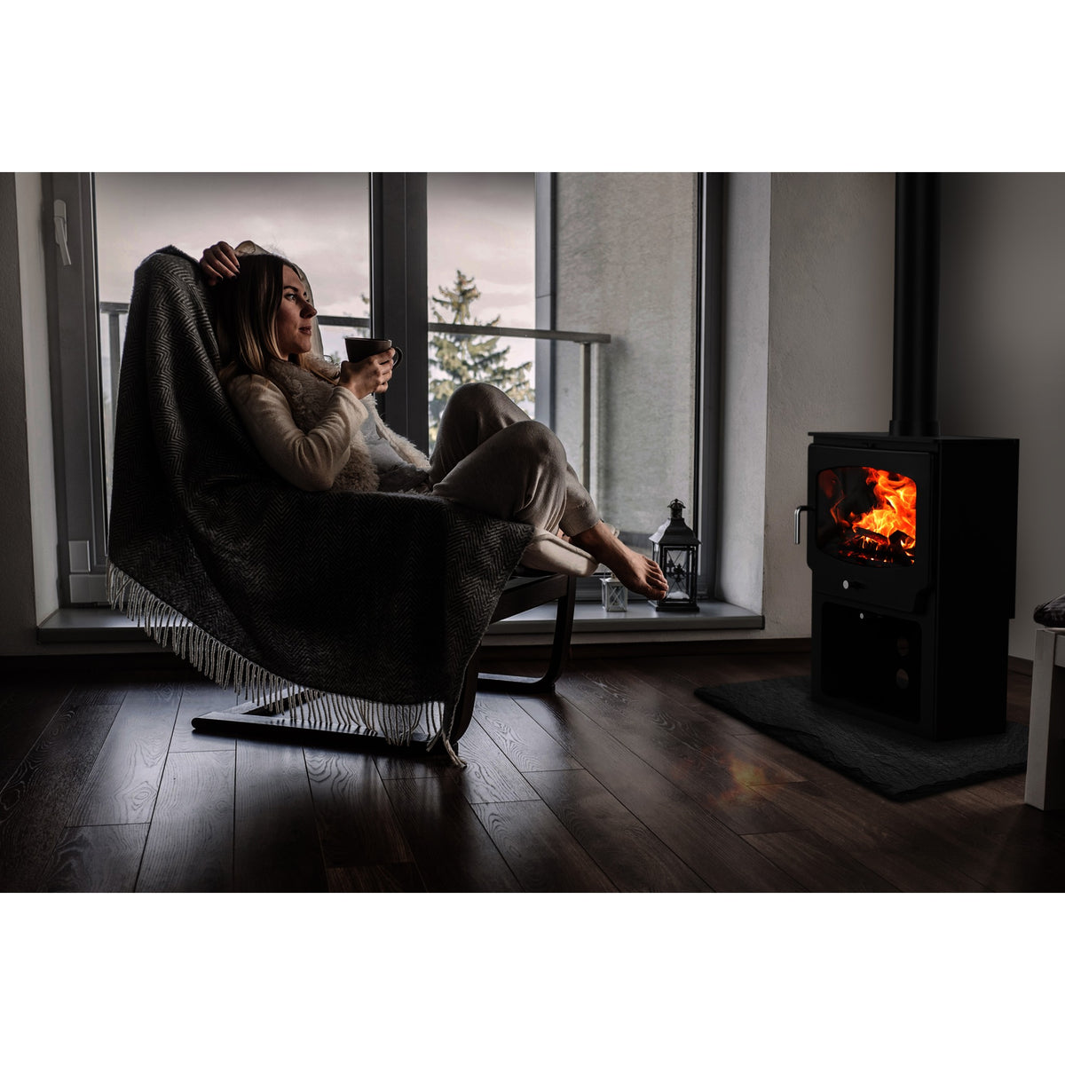 Saltfire ST-X Wide 5kW Multi-Fuel Stove – manufacturer image 5