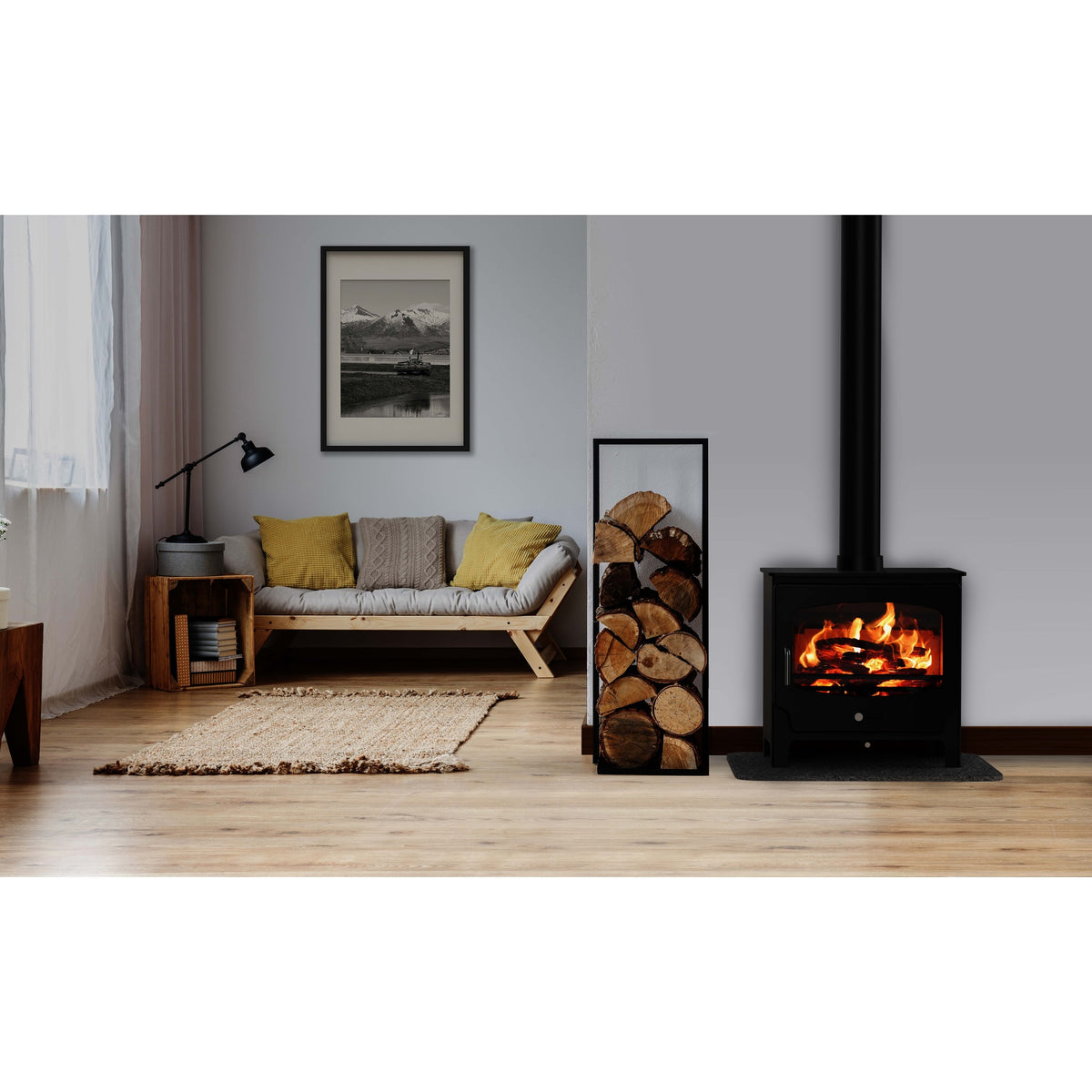 Saltfire ST-X Wide 5kW Multi-Fuel Stove – manufacturer image 7