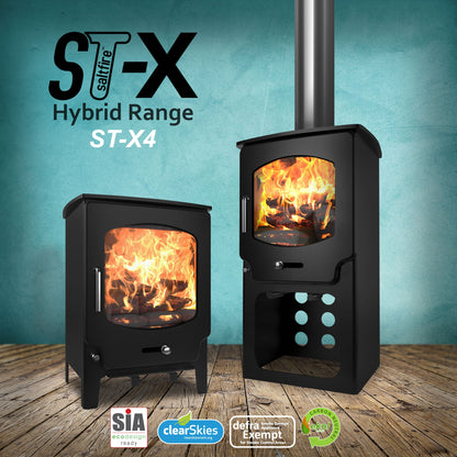 Saltfire ST-X4 4.1kW Multi-Fuel Stove – manufacturer image 4