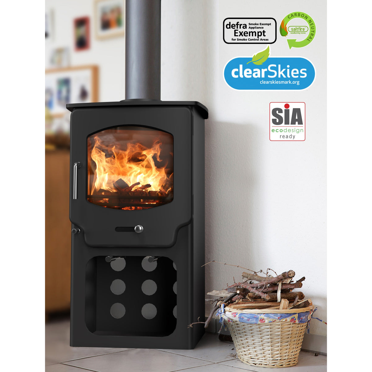 Saltfire ST-X4 4.1kW Multi-Fuel Stove – manufacturer image 6