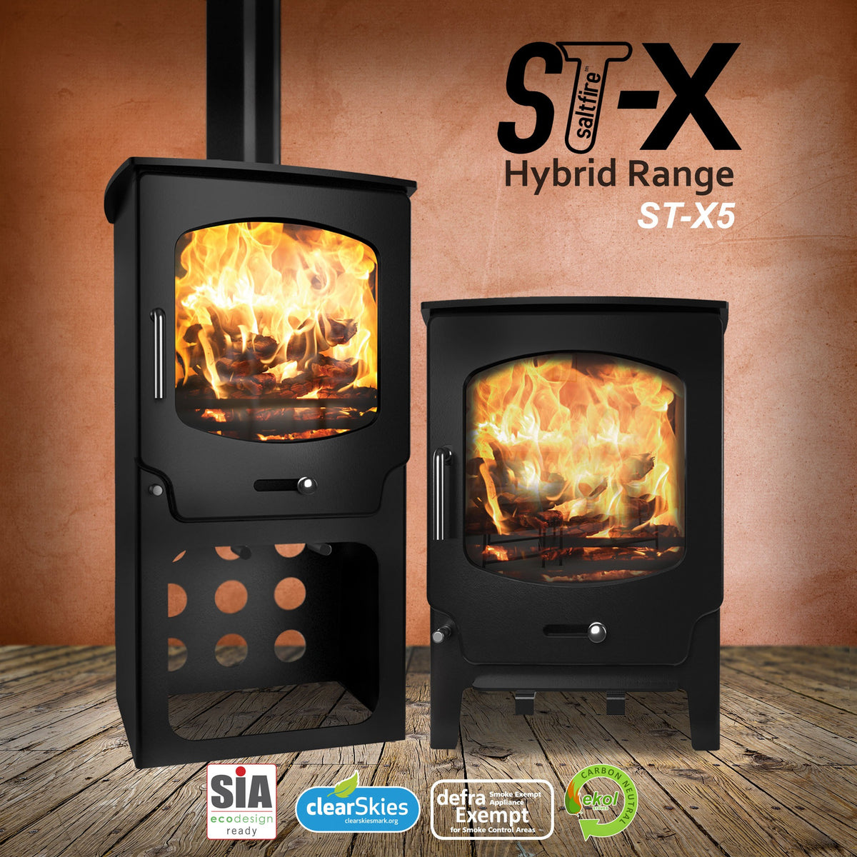 Saltfire ST-X5 5kW Multi-Fuel Stove – manufacturer image 6