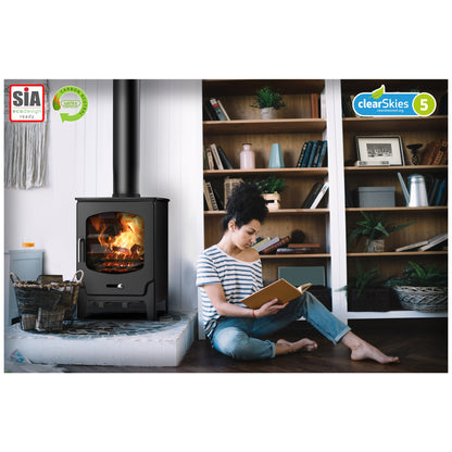 Saltfire ST-X8 8kW Multi-Fuel Stove – manufacturer image 5