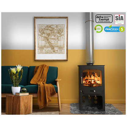 Saltfire ST-X8 8kW Multi-Fuel Stove – manufacturer image 6