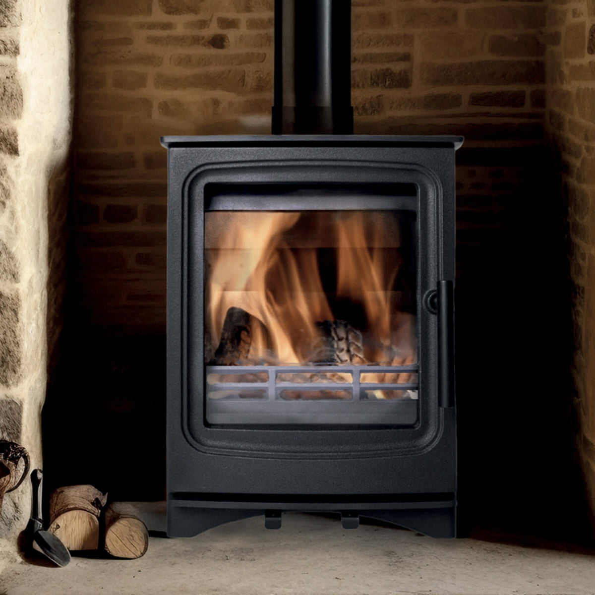 Stove Buddy Buddy 3 installed in a room setting