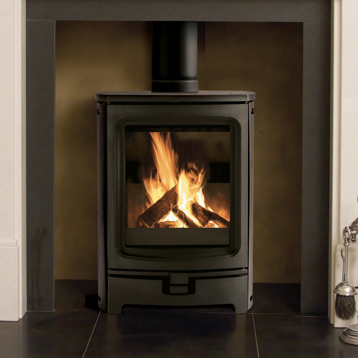 Stove Buddy Buddy 5 Convector installed in a room setting