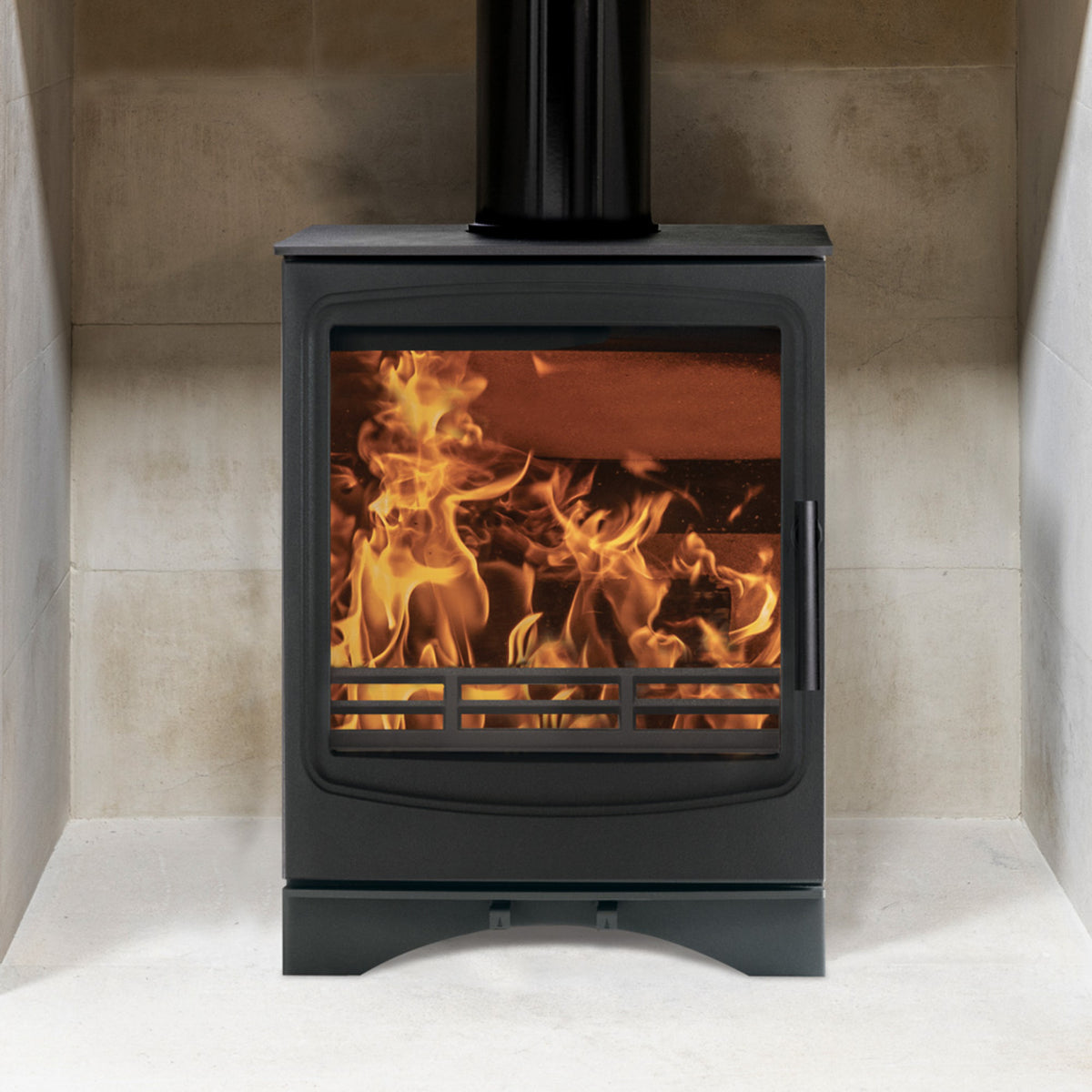 Stove Buddy Buddy 5 installed in a room setting