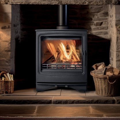 Stove Buddy Buddy 5 Wide installed in a room setting