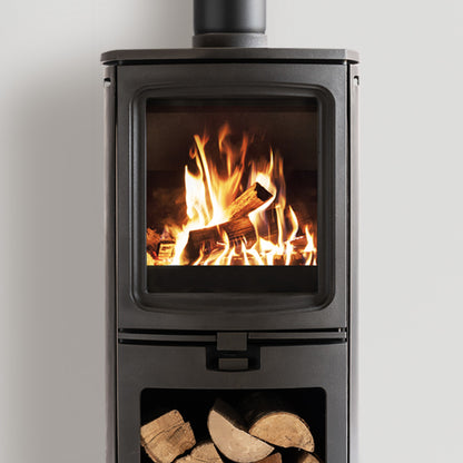 Stove Buddy Buddy 5LS Convector installed in a room setting