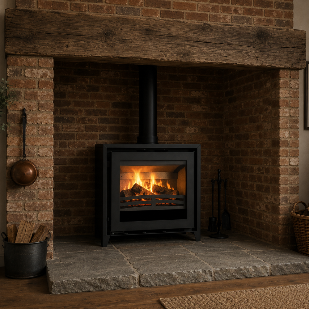 Explorer 7f Freestanding Stove with Steel Door official product image