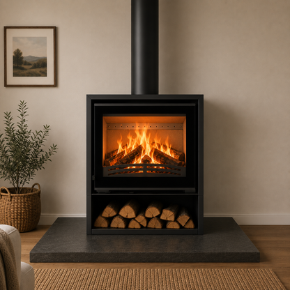 Explorer 7fG Freestanding Stove with All Glass Door official product image